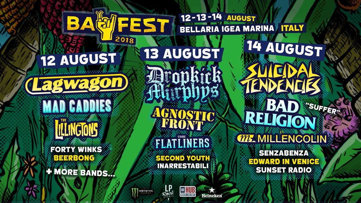 BayFestSummer's tweet photo. Here we go with the LINEUP BY DAY!

✔︎ FESTIVAL SCHEDULE published!
✔︎ ALL TICKET OPTIONS available:
Single-Days / Combi-2-Days / FullFest-3-Days

🎟 ALL PACKAGES here:
Ticketone ➪ https://t.co/Uu4SFS4LS3
Mailticket ➪ https://t.co/alU0eZ69Y4

*Camping tickets are sold separ https://t.co/wPoYsomH6B