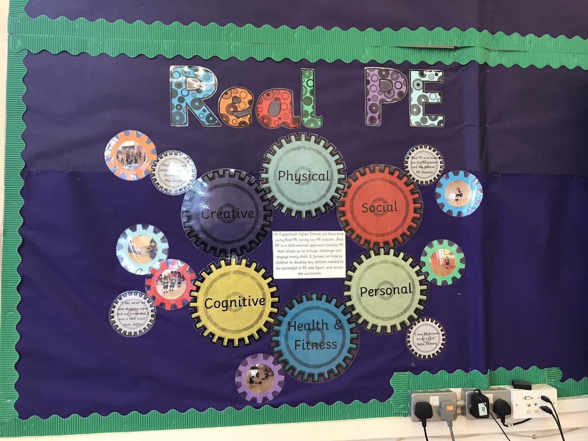 advocacy_pe_'s tweet photo. Good to see the @Create_Dev #multiability posters in use and inspiring a new display promoting #realPE @cippenhamIS 👍 #impact #jasmine #wholechild #cogs #schooldevelopment #inschoolsupport @SloughSSN https://t.co/j98UfsZg44