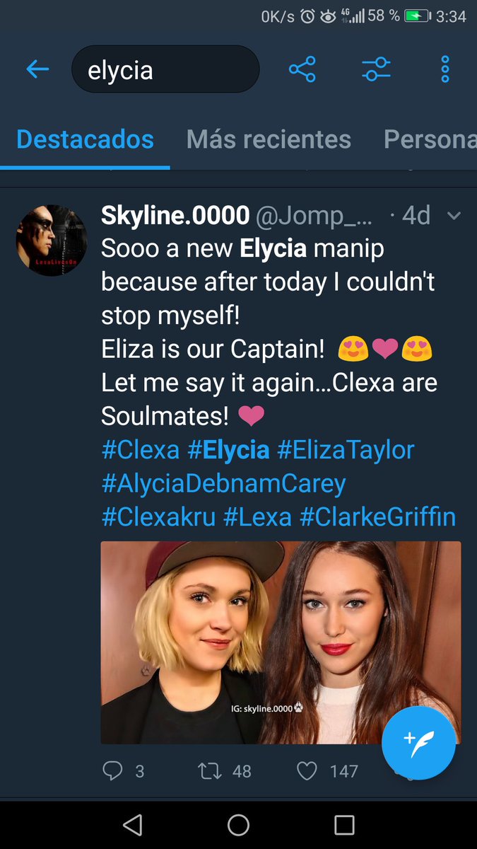 <a href="/DebnamCarey/">Alycia Debnam-Carey</a> @MisElizaJane don't forget Clexas want pictures of  #Elycia (you both together) to ship you in real life. As disgusting as #Beliza don't fall for it.