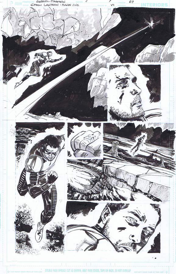 CadenceComicArt's tweet image. Green Lantern: Earth One original art by @gabrielhardman available Cadence Comic Art! #GreenLantern #HalJordan #Kilowog cadencecomicart.com/artist.php?art…