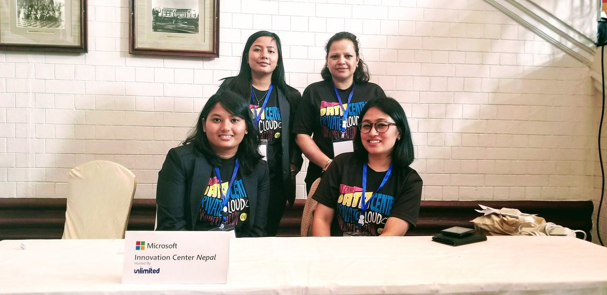 junu_omy's tweet photo. Only #Female #team showcasing #technology at @UNDPNepal advocacy on importance of technology 4 #SDGs @MICNepal #women_empowerment @sucheetra  @nairishas @nayanashakya https://t.co/Q9JSLNdOMs