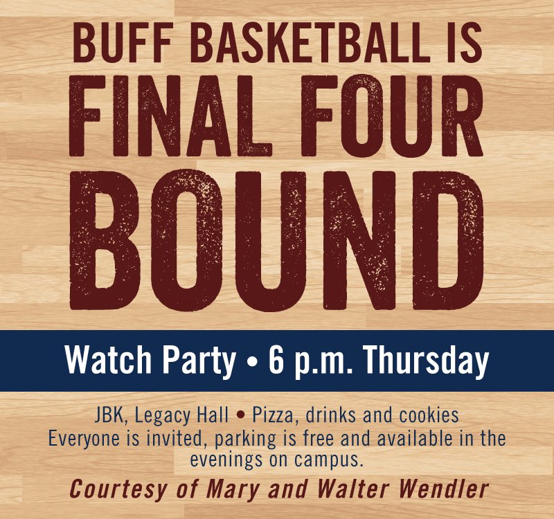 mike_knox94's tweet image. Up and at&apos;em, Buffs, it&apos;s Final Four day! See you in Legacy Hall tonight. #WTAMU #GoBuffsGo