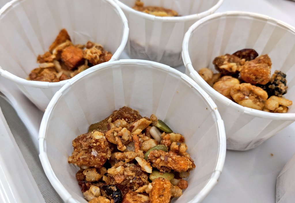 FarmBoy's tweet photo. Michelle has some samples you're going to want to try: @2GoEnergy granola made in Cambridge, available now at #FarmBoyHamilton #HamOnt https://t.co/RlgW5V5OIf