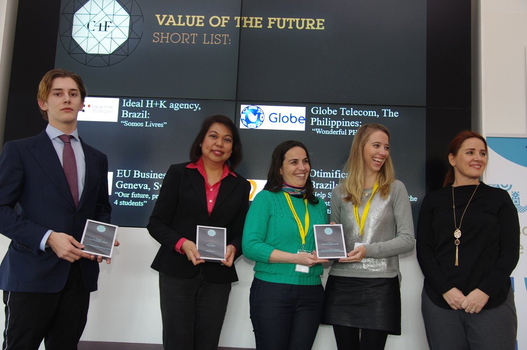 WorldCommForum's tweet photo. C4F Award "Value of the Future" -
meet the short list and the winner!
#wcfdavos #wcfglobal2018 #c4f #c4faward #award #communication #future #communicationoffuture https://t.co/4M5c7a83L6