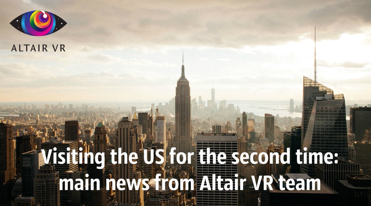 altair_vr's tweet photo. Visiting the US for the second time: main news from Altair VR team 

https://t.co/9d1ezCOtsP

#altairvr #ico #virtualreality #virtualencyclopedia https://t.co/oRAm6Qf477