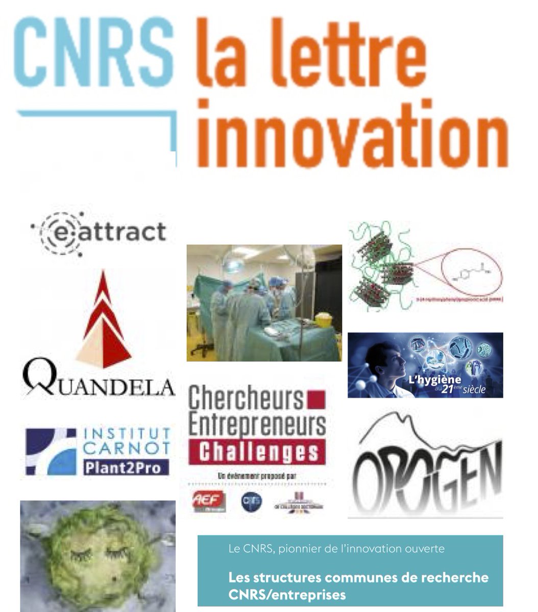 Brevets, licences, #startup , partenariats .... La Lettre #innovation du <a href="/CNRS/">CNRS 🌍</a> de mars 2018 est parue : cnrs.fr/cnrsinnovation…
