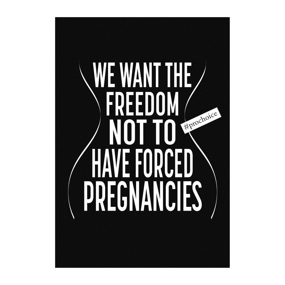 50yearsofchoice's tweet photo. @zoezzoreilly @RecovCiv Your tweet has been visualised as a poster by Ella Hilton for @50yearsofchoice! #prochoice #repealthe8th https://t.co/FvhZDdkGyI