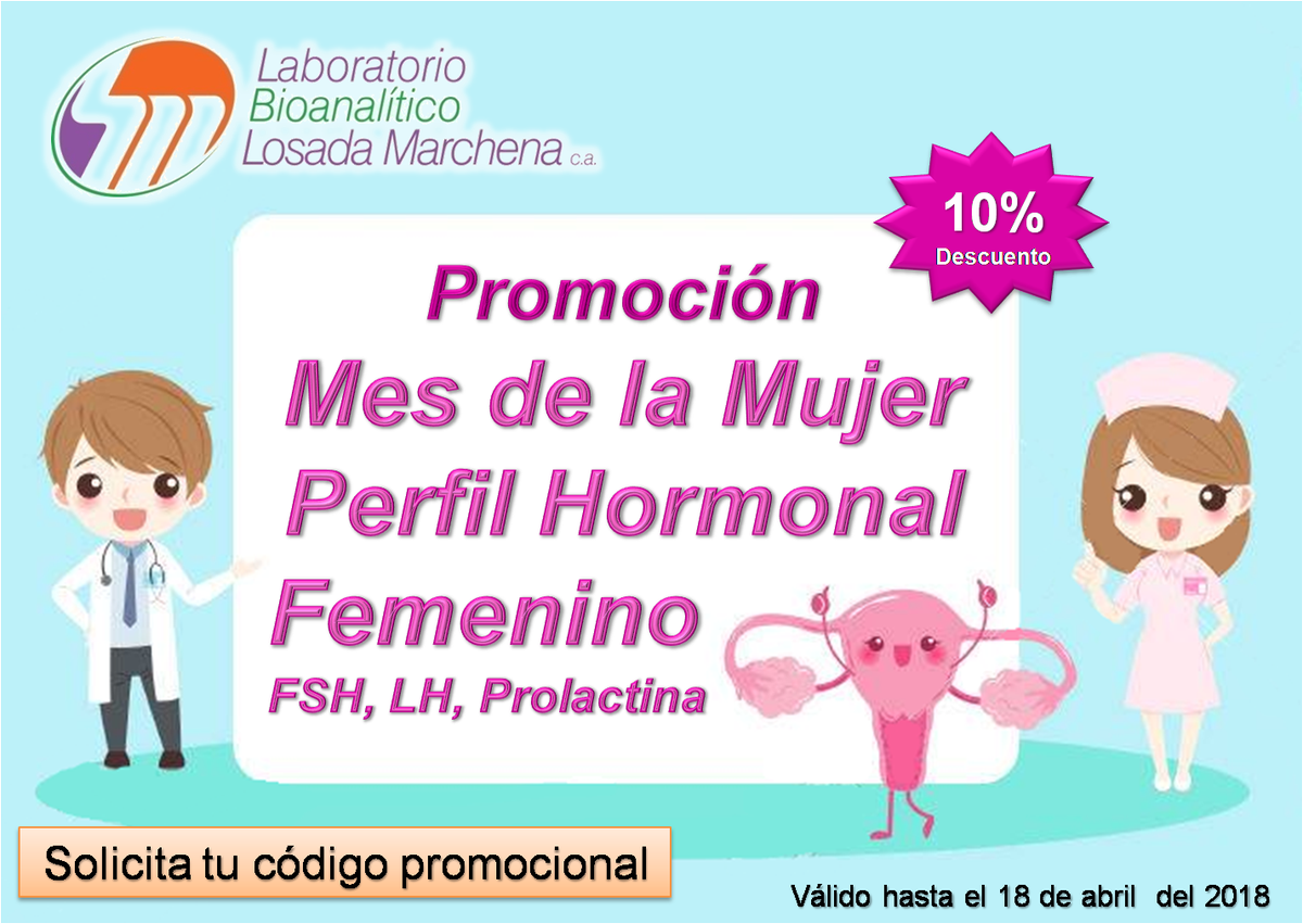 LABBIOLOSADA's tweet photo. Síguenos en Instagram @laboratoriolosadamarchena y solicita tu código promocional en el mes de la mujer #promo #PerfilHormonal #FSH #LH #Prolactina #laboratorio #Aragua #Maracay https://t.co/IiynQFb4xH