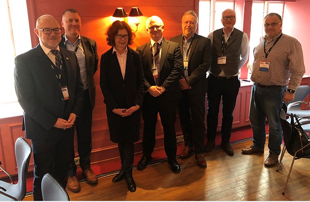 HumberBizEd's tweet photo. Ambassadorial praise for #seafood cluster team after #Brexit hit Bergen
https://t.co/wAAvosBaSQ #NASF2018 https://t.co/FQhngwStsf