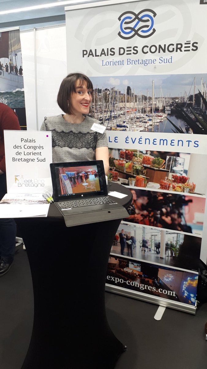 Lorient_Event's tweet photo. Le Palais des Congrès de Lorient est présent au #MEETPRO 2018 au Couvent des Jacobins @LeCouventRennes 
Merci pour l'accueil 😊👍 https://t.co/JRrvUO9h97