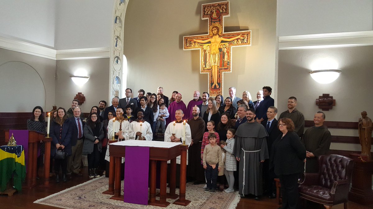 Alumnus <a href="/CardinalSean/">Cardinal Seán</a> celebrated the 90th Anniversary Mass in memory of Manoel de Oliveira Lima in Portuguese <a href="/capuchincollege/">Capuchin College</a> w/ <a href="/BrazilinUSA/">Embassy of Brazil in the USA 🇧🇷</a> and members of the #CatholicU community including Pres. Garvey, Vice Provost <a href="/dudemello/">Duilia DeMello</a>, and @DeanDominguezCU   #oliveiralimalibrary