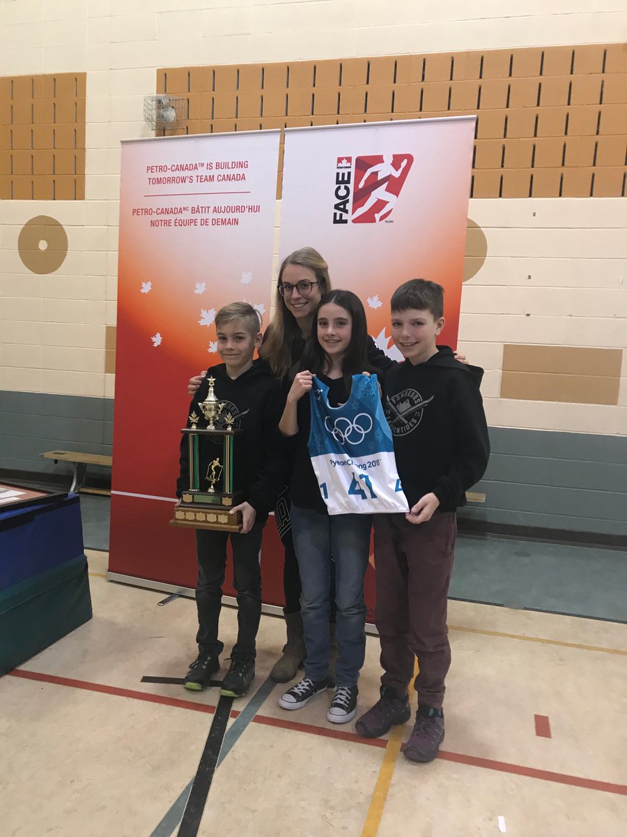 Petro-Canada FACE program gives 2018 Olympian <a href="/Cendrine_Browne/">Cendrine Browne</a> the chance to inspire students (especially these 3 athletes!) at her former school <a href="/ecolealexman/">École Alex Manoogian</a>  <a href="/cccski/">Timothy Parker</a> #gocanadago
