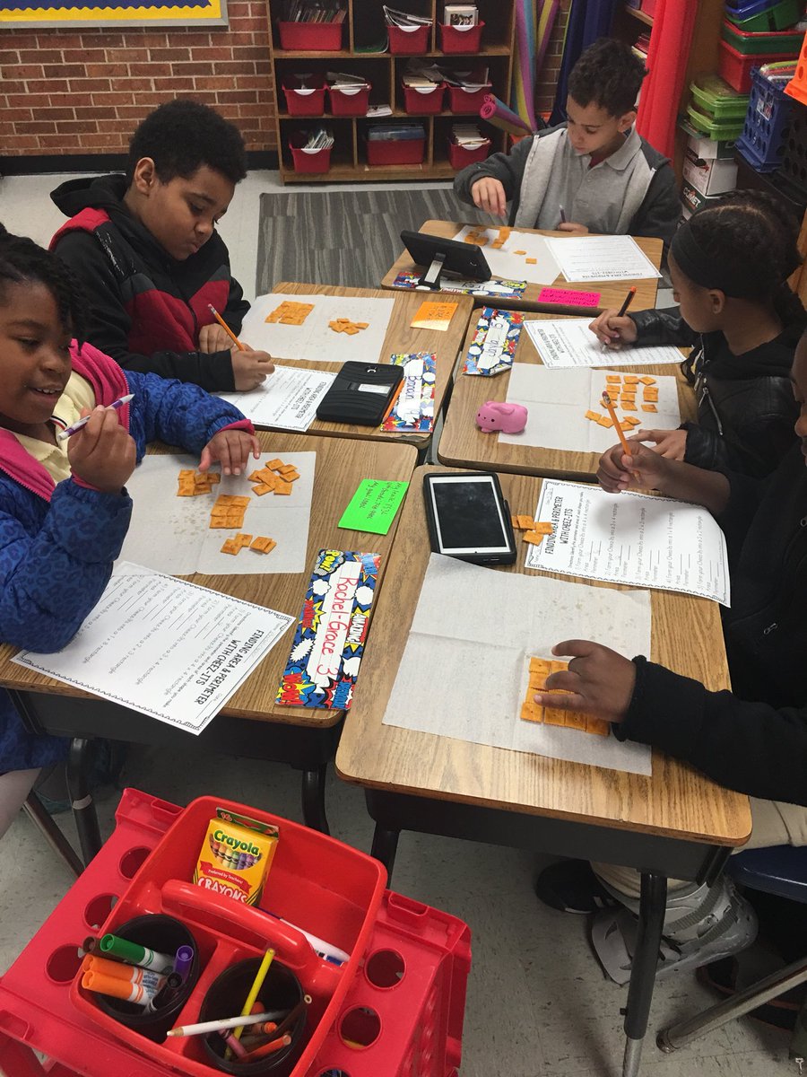tmhhenderson's tweet photo. Area and perimeter are more fun with snacks!! #ncssbethebest #4thgrade @PDESRams @Clydianw https://t.co/6Lqr2KNFfJ