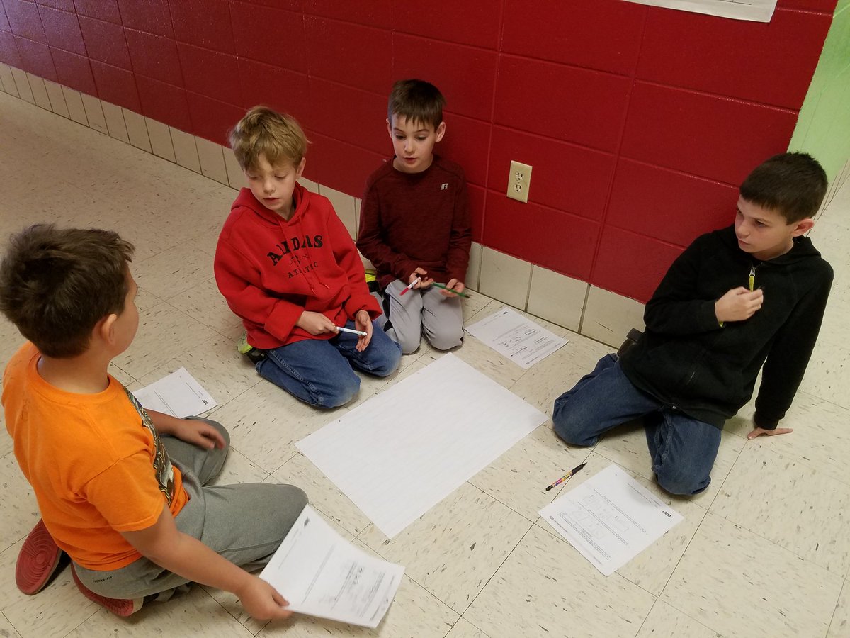 tlmeporter3's tweet photo. Mathematicians hard at work! 3rd graders working on two step word problems. @SpartaTrojans https://t.co/uIQSj49q0Q