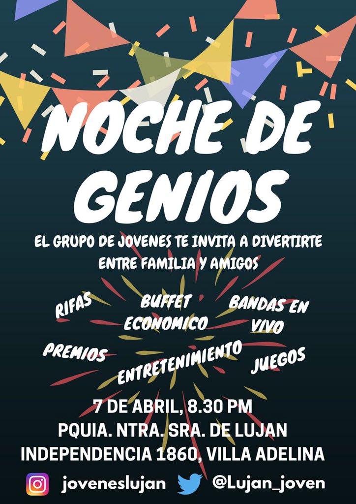 Lujan_joven's tweet photo. ¡Vamos que Luján se va a Rosario! 
RT RT RT ✨✨✨
Más información al md👇🏻👇🏻 https://t.co/rhNpNiRrbu