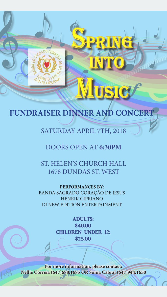 BSCJ_TO's tweet photo. Come join us for an evening filled with music and appreciation to all our supporters.
Dinner is included with a Caldeirada de Peixe "Fish Stew" and for those that don't like fish, we will have chicken, potatoes and salad available. #BSCJrocks https://t.co/rgrD7e0zl7