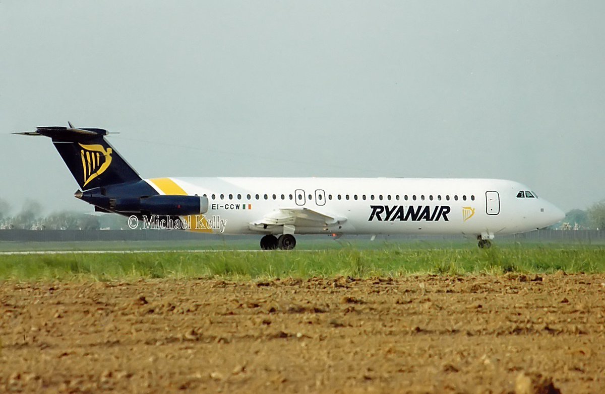 As it's #ThrowBackThursday , here is a @Ryanair #BritishAerospace 1-11 taken @DublinAirport in 1991 #avgeek