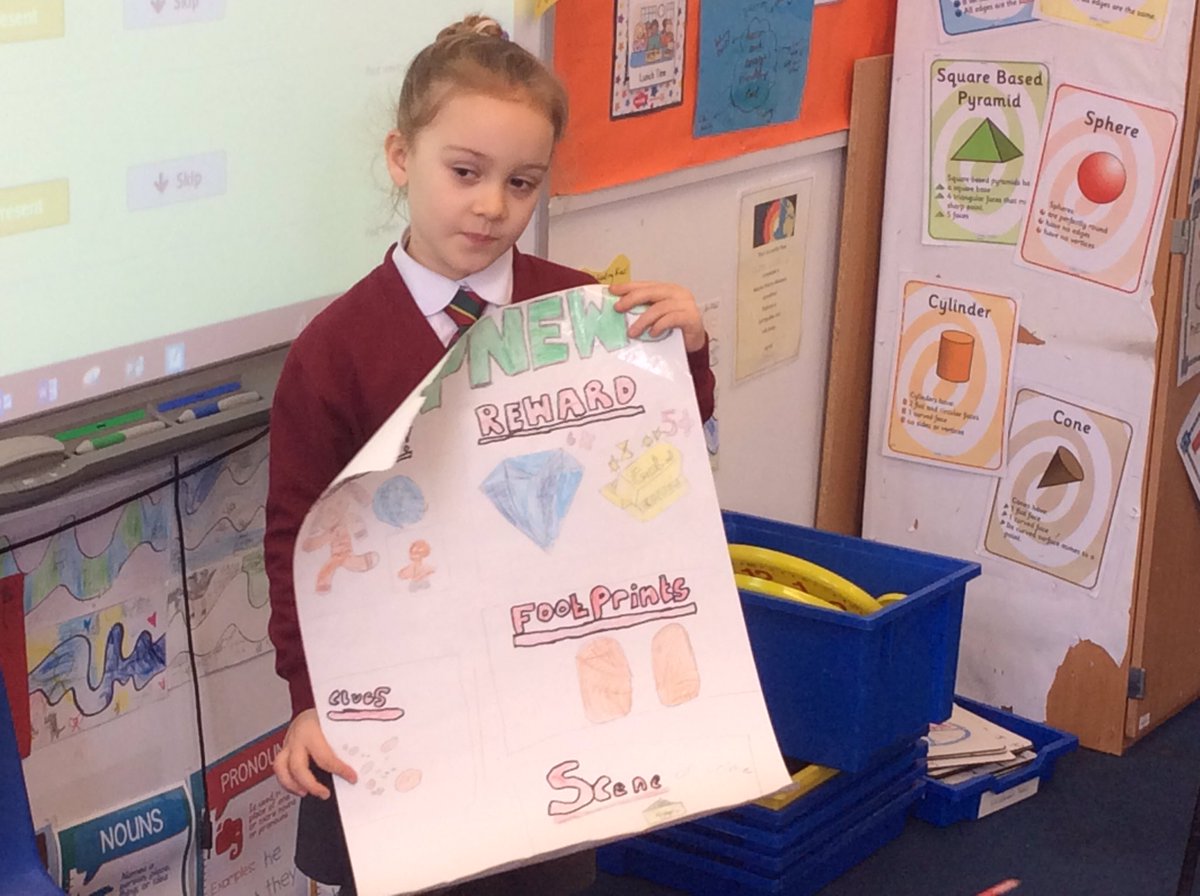 St_JamesYear3's tweet image. Well done Elsie on an amazing home school project! What a great wanted poster! #3Sweden #homeschoolproject