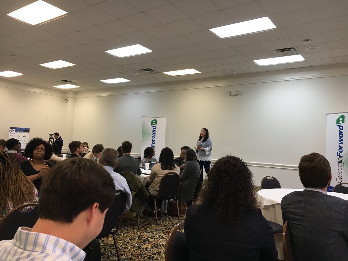 WXgirlKerri's tweet photo. Our #YoungGamechangers Mid-Point Meeting is officially underway. @GeorgiaForward https://t.co/R3JhwoxjJv