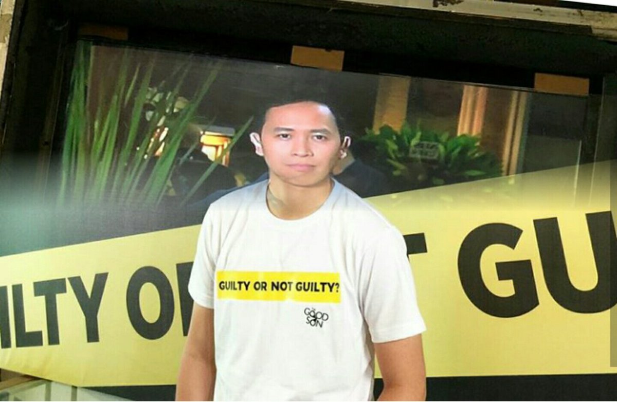 royalbluedivine's tweet photo. Headline: MJ Felipe, Guilty or Not Guilty? 😂 https://t.co/ay6L72PQT8