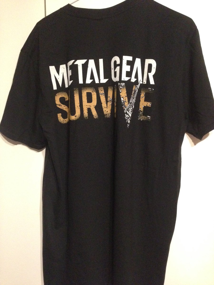 MGSCollection's tweet image. Collection Update: Metal Gear Survive promotional T-shirt. -