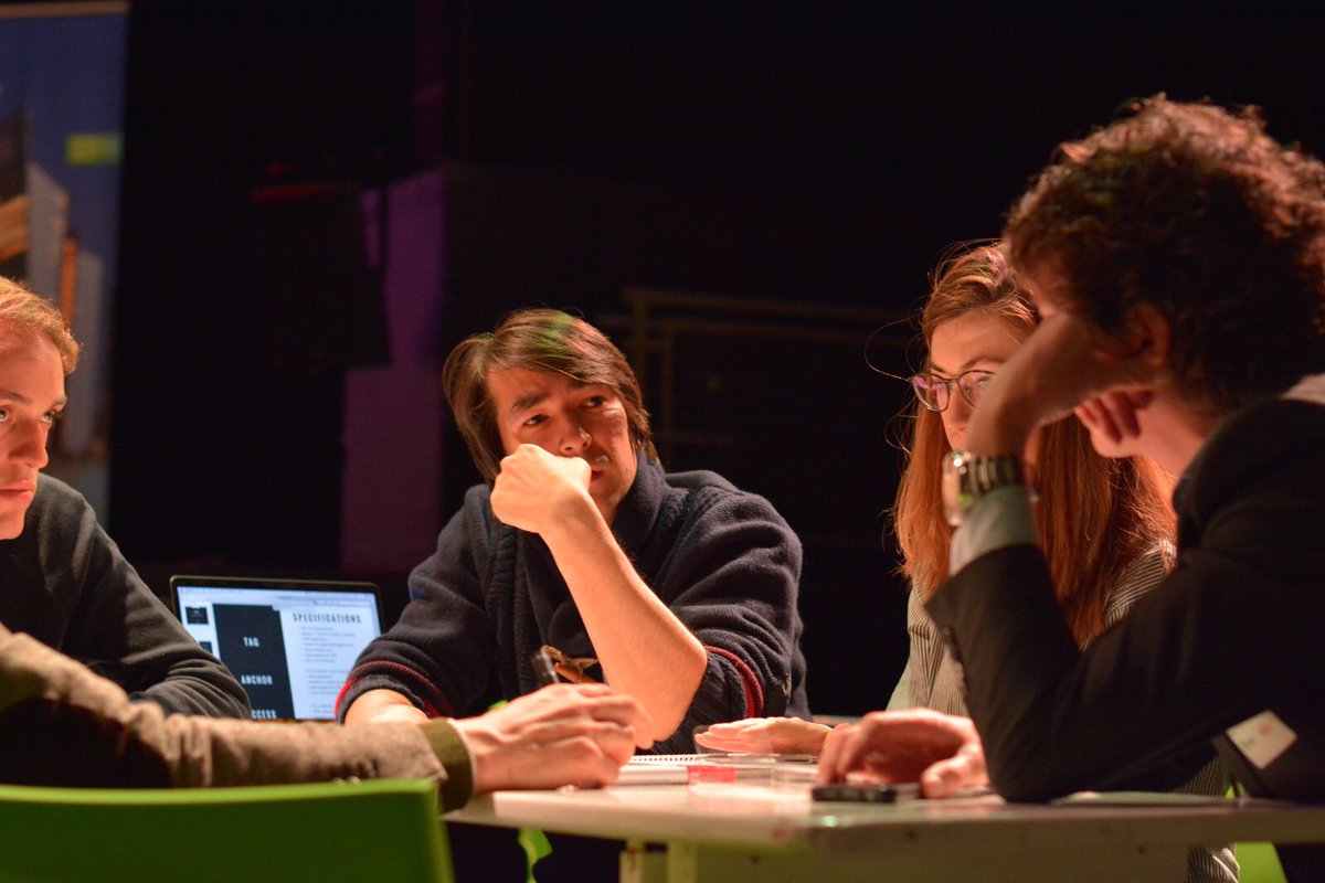 Current situation: A room full of #smart people who don’t know each other focusing on #challenges for <a href="/KPN/">KPN</a> New Business. Vibe=intense, exciting