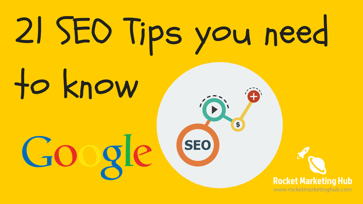 rocketmarkethub's tweet image. 21 #SEO tips that anyone can use to improve their @google SEO campaign. #marketing

bit.ly/21seotipstw