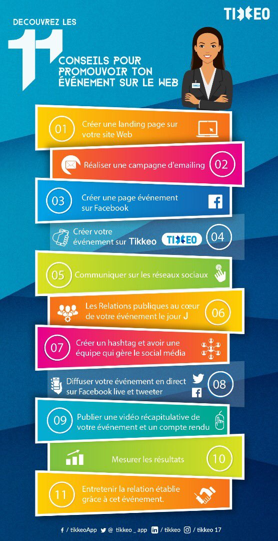 Tikkeo_app's tweet photo. 11 conseils pour promouvoir ton événement sur le web By #Tikkeo #events #Tech241 #TechAfrica #Ticket #Ticketing @magestionbillet @TheTicketingBiz @TICMag2 @AfricaTechSMT https://t.co/F0cFxDzAlB