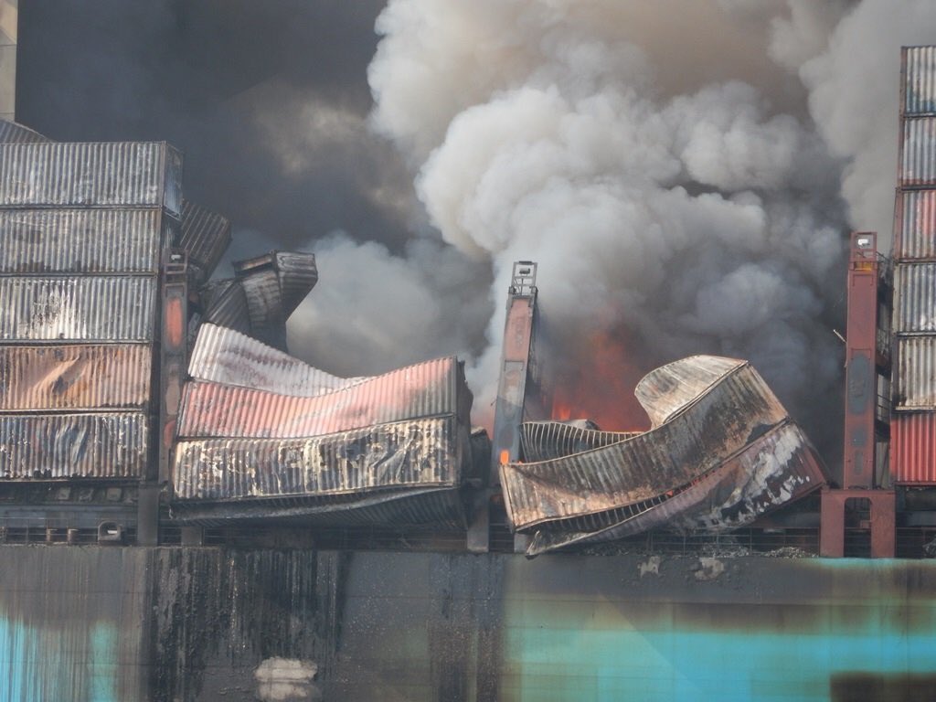 VesselFinder's tweet image. iContainers: Maersk Honam’s fire highlights importance of cargo insurance
vesselfinder.com/news/11868-iCo… #iContainers #fire #containerships #MaerskHonam #insurance