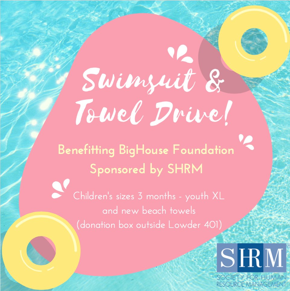 Don't forget to come out to our March meeting tonight at 5:15 in Lowder 5 and bring swimsuits/towels (whoever brings the most gets a giftcard)! We will be having elections and reflecting on the recent student trip to Capitol Hill!