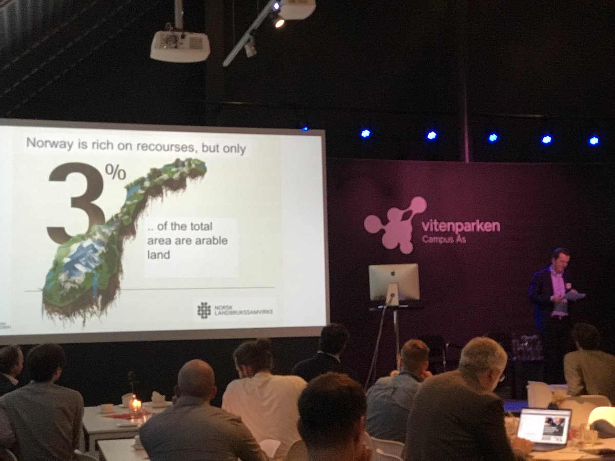 jviklander's tweet photo. ”We need to develop the strenghts of Norwegian Food production” - Åge Klepp, Head of industrial policy and Innovation - Norwegian Agricultural #inkubatorås #agtech #norsklandbrukssamvirke https://t.co/OUddp9FdZB