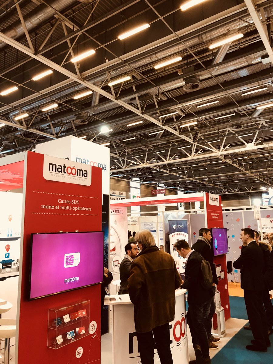 AltenTelecom's tweet photo. ALTEN au Salon « IOT World 2018 »
#alten #iot #workinprogress 
Et bravo à @Objenious pour ce très beau stand ! https://t.co/Zhl3pQ9O84
