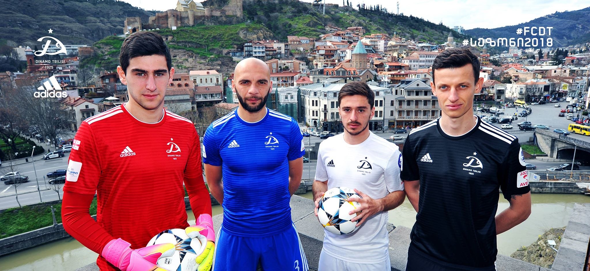 FC Dinamo Tbilisi on Twitter "😀 FCDT's new kits for the 2018 Erovnuli Liga season are now