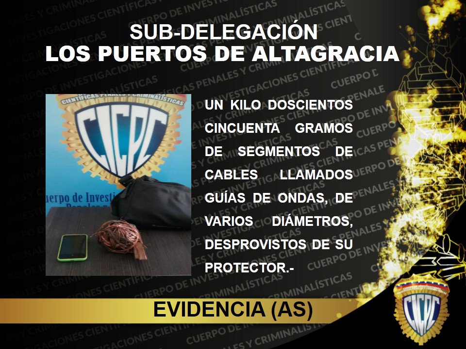 Se logra la aprehensión de dos sujetos dedicados a la comercialización de material estratégico. <a href="/dgonzalezf13/">C/J Douglas Gonzalez</a> <a href="/HendrickGonza12/">Hendrick Gonzalez</a> <a href="/Abog_Rnavarro/">Com. Richard Navarro</a> <a href="/DouglasRicoVzla/">Douglas Rico</a> <a href="/JSalazarCICPC/">Jhonny Salazar</a>