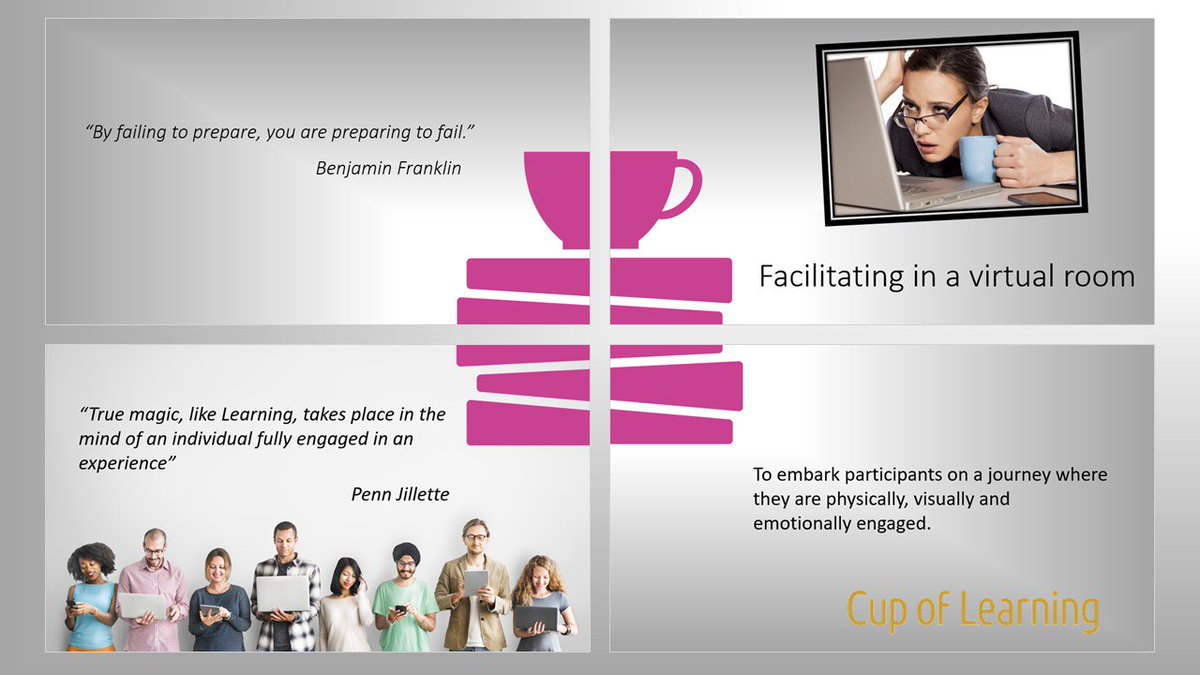 VirginieAlice's tweet photo. Looking forward to #facilitationfest @guildfordhub this saturday. I'll be speaking about facilitation in the virtual room @CIPD @Tweeturbizuk https://t.co/OYZ0HacgBN https://t.co/gZ0piep2PG