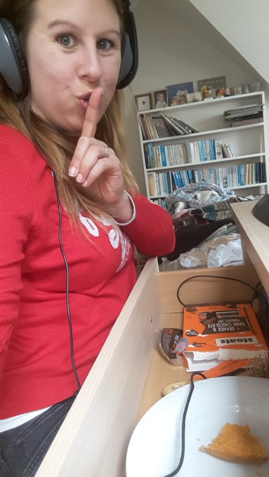 Can you keep a #SECRET - feel like a teenager again having to sneak food into my bedroom office 😊😂 https://t<a href="/tag/secret"class="tags">#SECRET</a>
