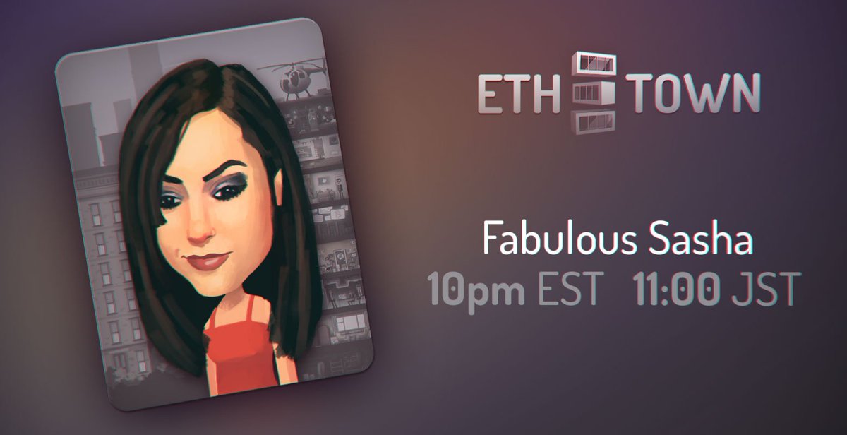 eth_town's tweet photo. Mark the time! 10pm EST, 11am JST!
Auction for Fabulous Sasha concludes at that time! As always, please join chat room on https://t.co/BK6H2uoDDz to congratulate the winner! https://t.co/YA1og5GzfD