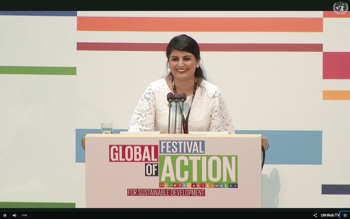 ACGCNow's tweet photo. For those who missed the live streaming of the #SDGglobalFest yesterday, here is the video of the "Meeting the finalists: UN SDG Action Awards" session. See Laveza present #Together2017 at the 24:40 mark! https://t.co/nSlsZdeN7J https://t.co/Ka5DJ9dxiu