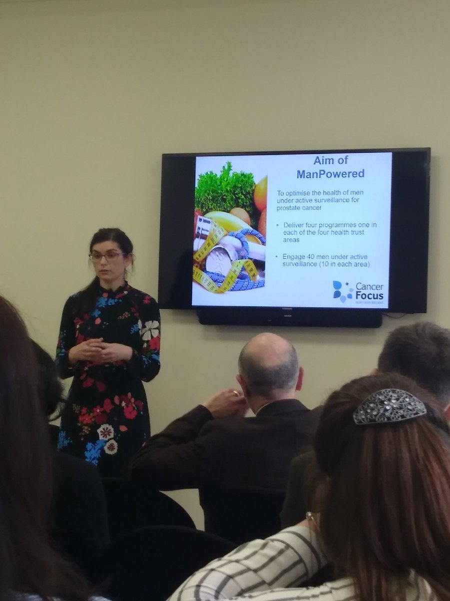 BurdettTrust's tweet photo. Our second talk at the #MensHealth event is looking at @CancerFocusNI's #Manpowered project which worked with men with #ProstateCancer https://t.co/TeUWL7v01m