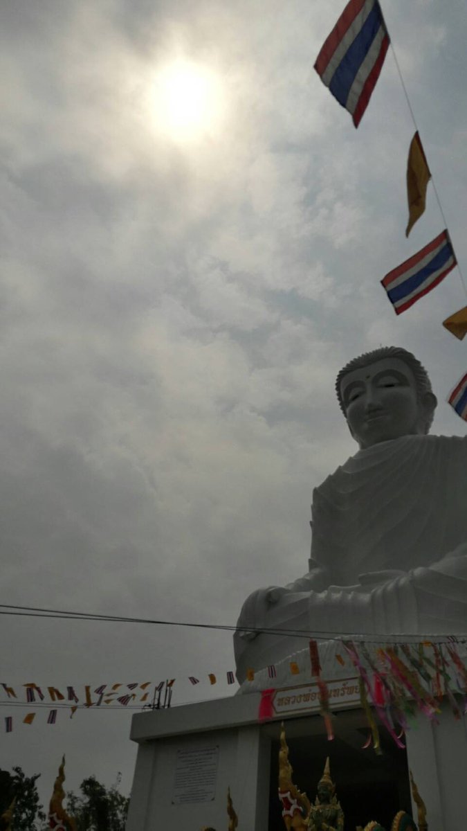 3yrs ago we started to build this Buddha statue...so good to see it today.