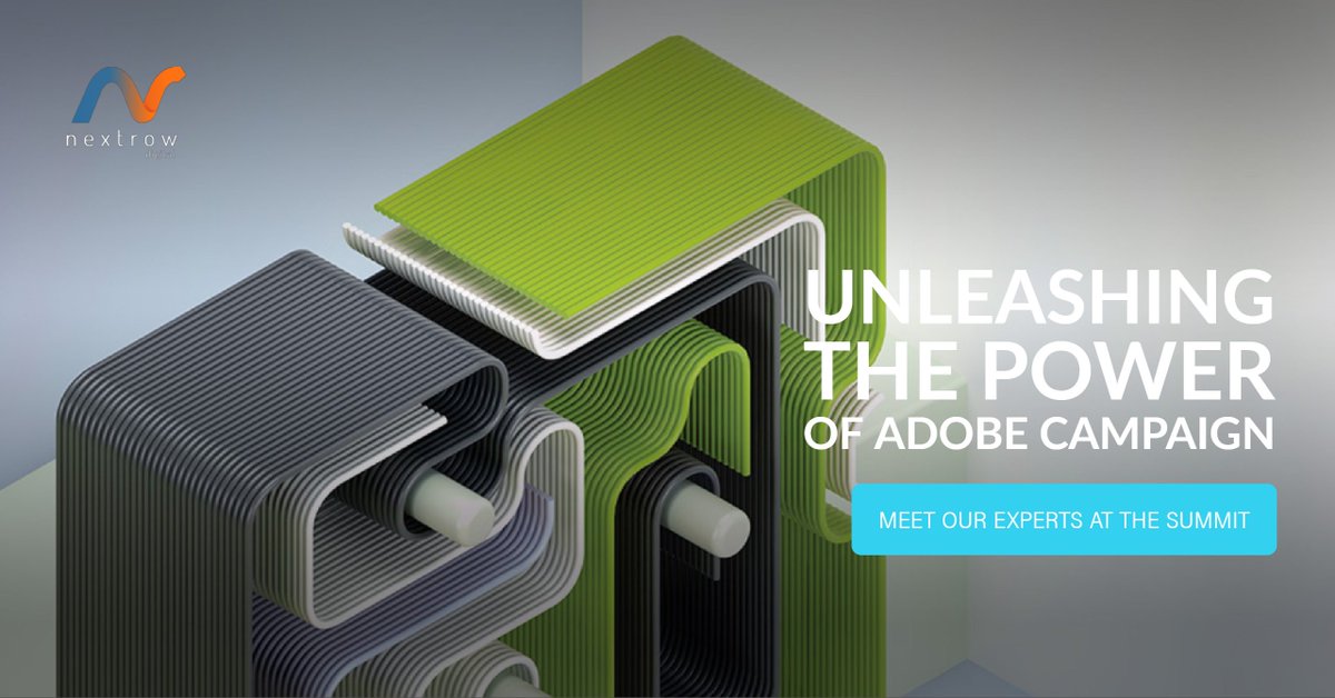 nextrowdigital's tweet photo. Join us at #AdobeSummit to know the best practices with #AdobeCampaign, it's integrations with #AEM, #Target, #Analytics and #AudienceManager. Schedule a meeting today and see how #NextRowDigital can help you achieve your #DigitalExperience goals. https://t.co/KWlRu1hRj7 https://t.co/oyni2fzML0