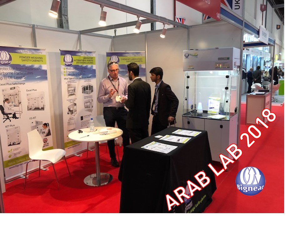 bigneatltd's tweet photo. @ArabLab has come to an end! Thank you to everyone who visited our stand #arablab2018 https://t.co/a00wJ2yWvC