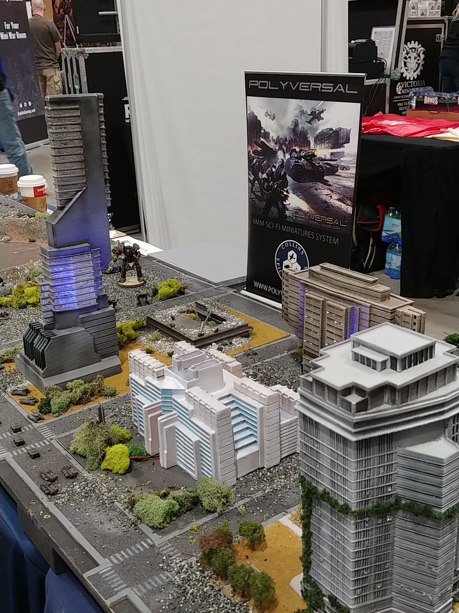 katfungo's tweet photo. Polyversal Game - come see us! @AdeptiCon #Schaumburg #miniatures #scifi #games https://t.co/8upkw6sD0h