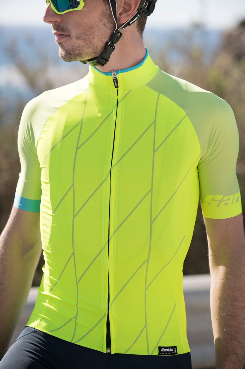 santini world champion cycling jersey