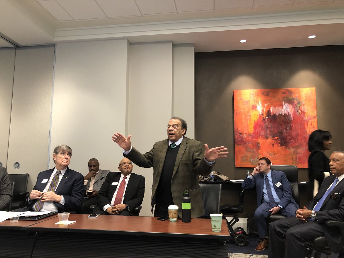DuriyaFarooqui's tweet image. “If you are going to ask people to volunteer, you’ve got to be one” says @AmbAndrewYoung when talking about the #AtlantaWay, #leadership &amp;amp; bringing the Olympics to the City. @LeadershipAtl