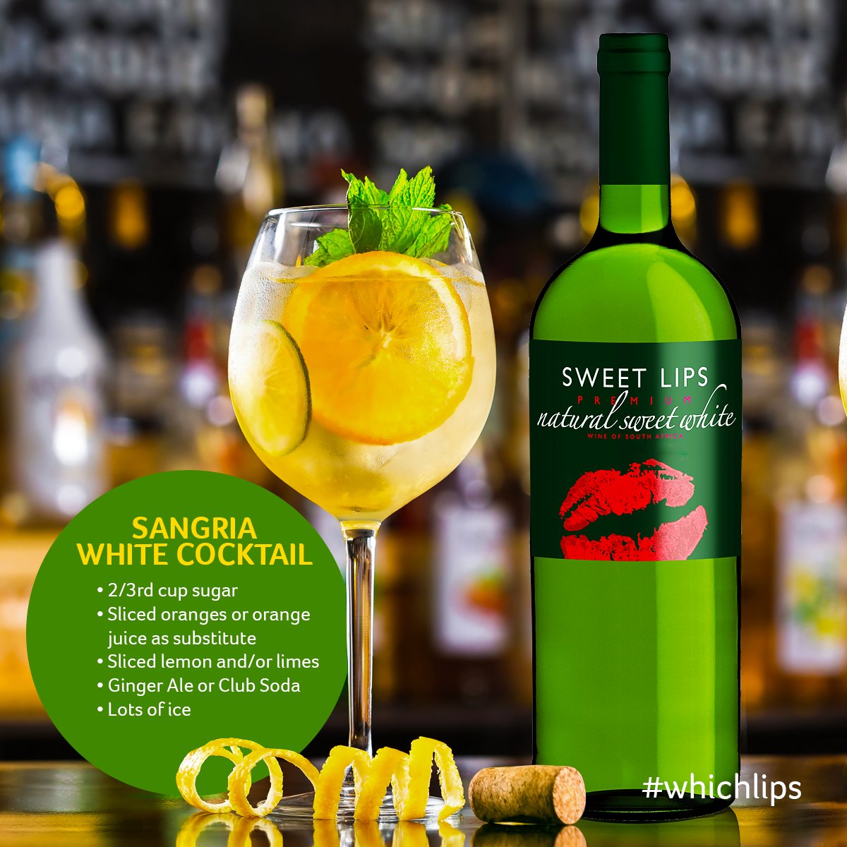 SweetLips_Ug's tweet photo. A White Wine Sangria cocktails recipe to make your #ThirstyThursdays extra freaky. #Whichlips #Wine https://t.co/lD5jwUpSeu