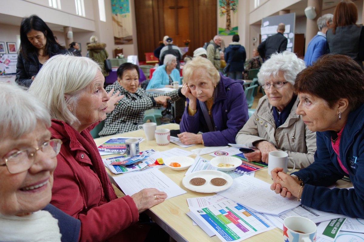 buzzmanc's tweet photo. Fantastic turnout at our first Wythenshawe #AgeFriendlyNetwork community lunch. Thanks to everyone who came along and made it such a success. https://t.co/mqOU2qYMkz