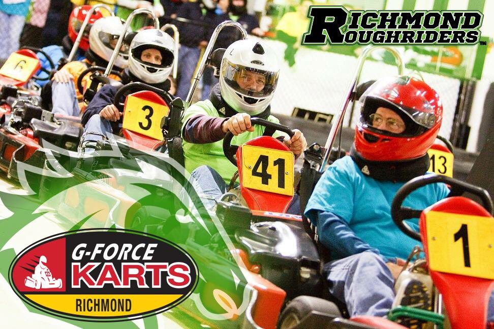 The Richmond Roughriders welcome G-Force Karts of Richmond VA as the latest official sponsor of the 2018 season! <a href="/jimjonescapo/">Jim Jones</a> <a href="/8NEWS/">8News WRIC Richmond</a> @NatalieKalibat <a href="/CBS6/">WTVR CBS 6 Richmond</a> <a href="/inside_arena/">Inside the Arena</a> <a href="/AF_Insider/">Arena Football Insid</a> @MattNBC12 #rva <a href="/jeffkatzshow/">The Jeff Katz Show</a>
