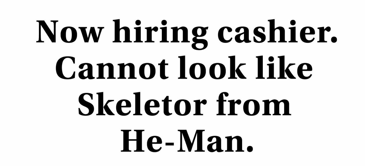 Who are we kidding...we are an equal opportunity Skeletor employer! Come talk to us!!! We are in need of goodie shop workers and housekeeping friends. We can hire as young as 14 (with a valid work permit) and as old as 112 (with a pulse). Call and ask for Ella- 231-947-2770.