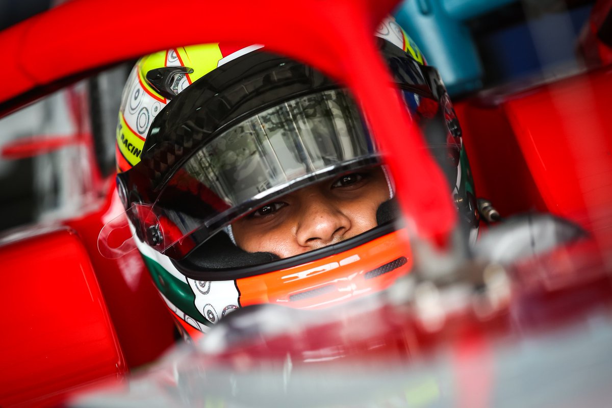 ArjunMaini's tweet photo. Finished P3 in the afternoon session with fellow @trident_team driver @SantinoFerrucci on top. #TridentTested https://t.co/rhazRPBqFe
